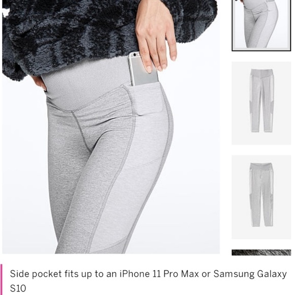 💗VS PINK GRAY EXTREME COZY FULL length Leggings - Picture 5 of 5